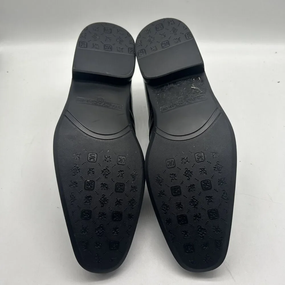 Stacy Adams Dress Shoes Mens 7.5 Black Patent Leather Gala‎ Formal
